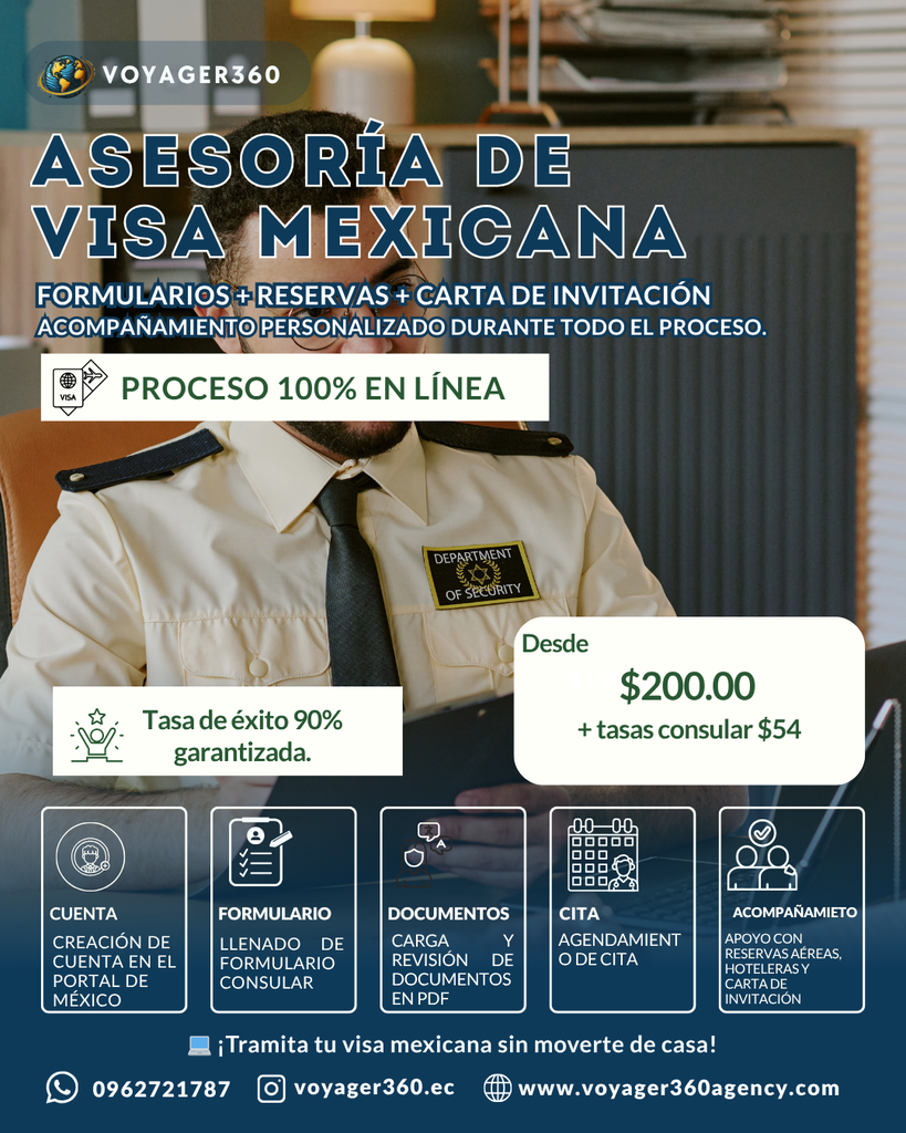 🇺🇸 VISA MEXICANA – Proceso 100% en Línea