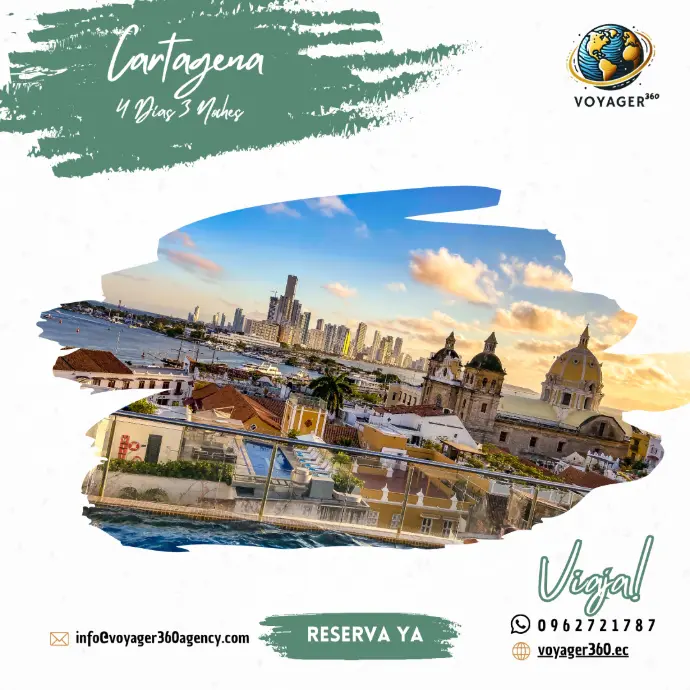 Cartagena Temporada alta Ene, Feb, Jun, Jul, Oct, Dic 4D3N